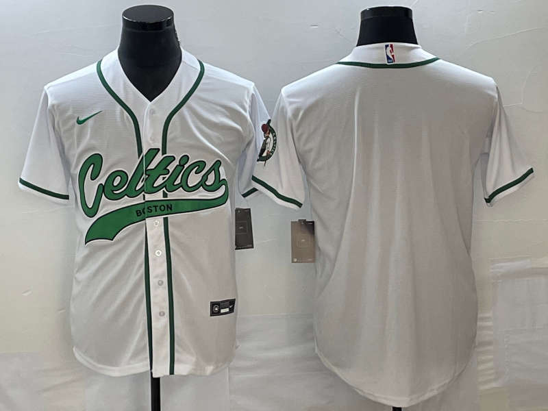 Nike 2023 Men Boston Celtics Blank white Nike NBA Jerseys style 1